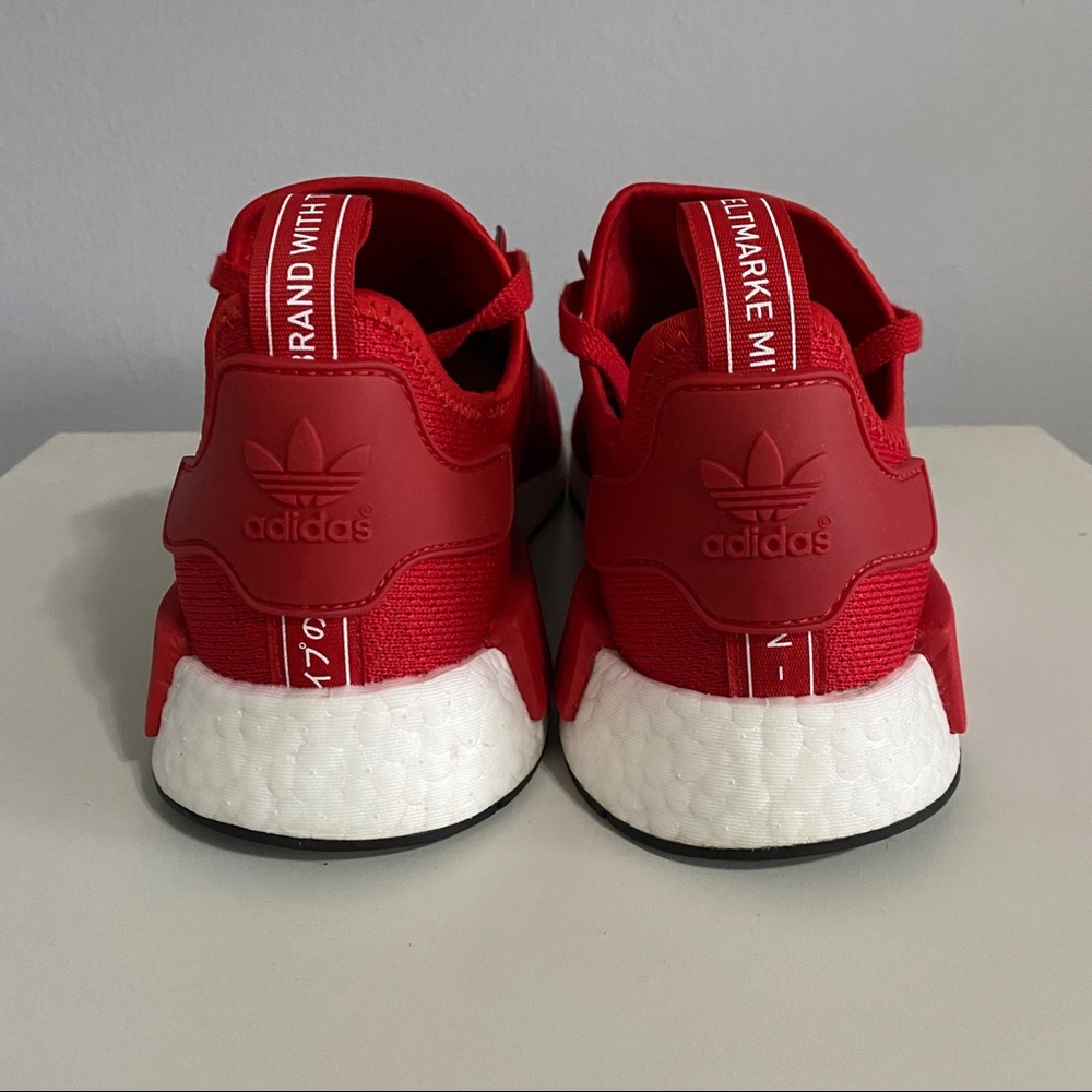 Adidas NMD_R1 “Scarlet” Sneakers Scarlet Cloud White Core Black - Picture 5 of 10